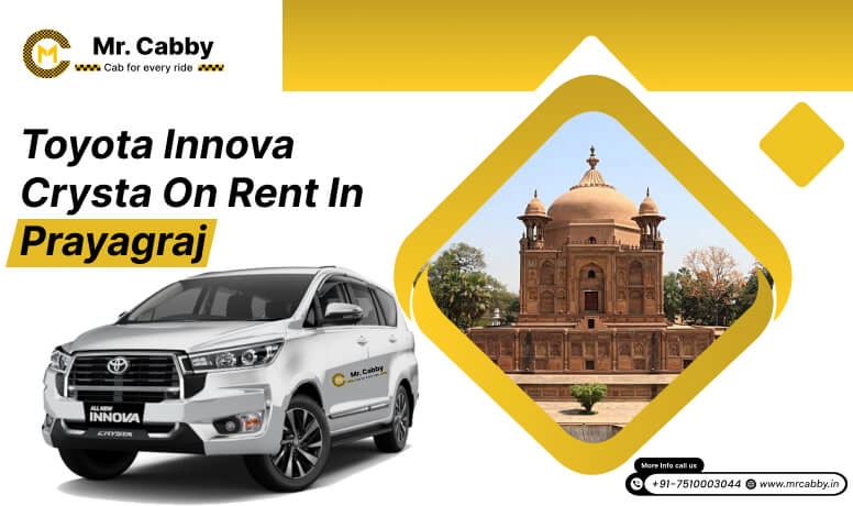Book Toyota Innova Crysta on rent in Prayagraj - Mr. Cabby