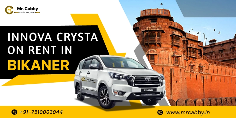 Innova Crysta on rent in Bikaner | Innova Crysta Hire in Bikaner