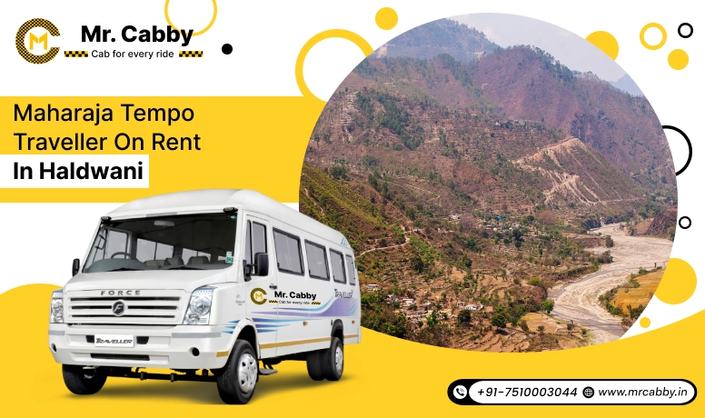 Maharaja Tempo Traveller on Rent in Haldwani, 9, 12, or 16-seater Maharaja Tempo Traveller Hire in Haldwani - Mr. Cabby