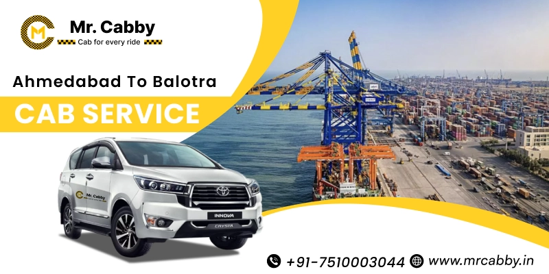 Ahmedabad to Balotra Cabs | Ahmedabad to Balotra One Way or Round Trip Taxi Booking from Mr. Cabby - Fare Starts at Rs. 11/km