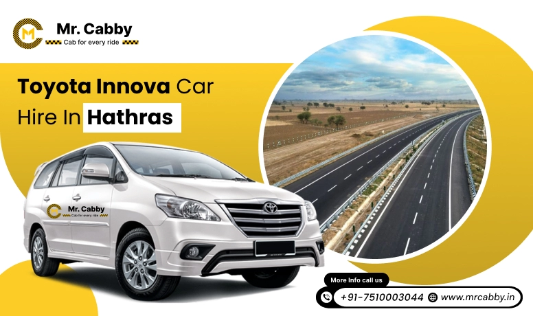 Toyota Innova Crysta Car Hire in Hathras, Innova(7+1) on Rent in Hathras @ Rs. 16/km - Mr. Cabby