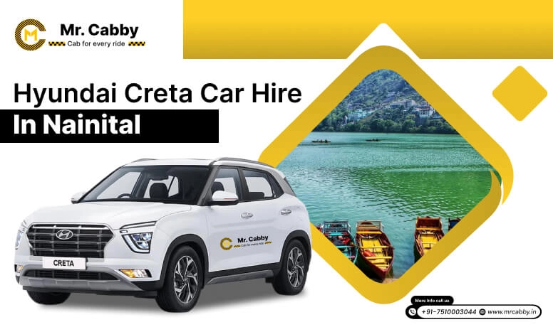 Hyundai Creta on rent in Nainital, Top Hyundai Creta hire in Nainital, Hyundai Creta 7 seater on rent in Nainital
