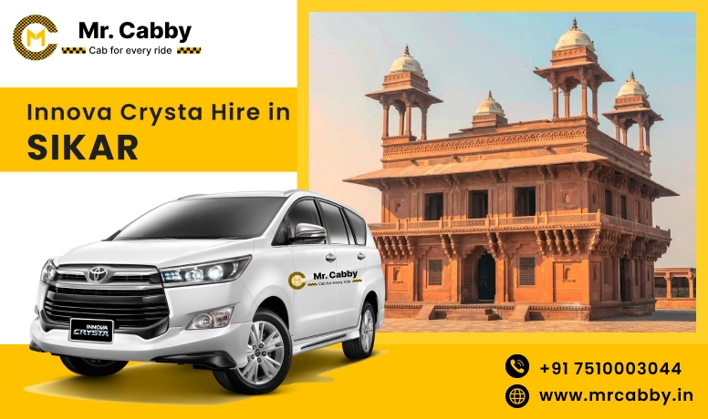 Toyota Innova Crysta Hire In Sikar | Hire Innova On Rent In Sikar | Mr. Cabby