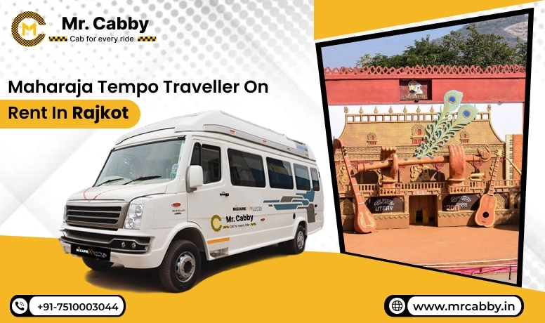 Maharaja Tempo Traveller on Rent in Rajkot, Maharaja Tempo Traveller in Rajkot, Maharaja Tempo Traveller Rental in Rajkot - Mr. Cabby