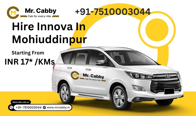 Innova Car Rental In Mohiuddinpur | Hire Innova On Rent In Mohiuddinpur - Mr. Cabby