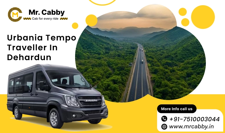 Force Urbania Tempo Traveller on Rent in Dehradun, Luxury Urbania Van Hire in Dehradun - Mr. Cabby