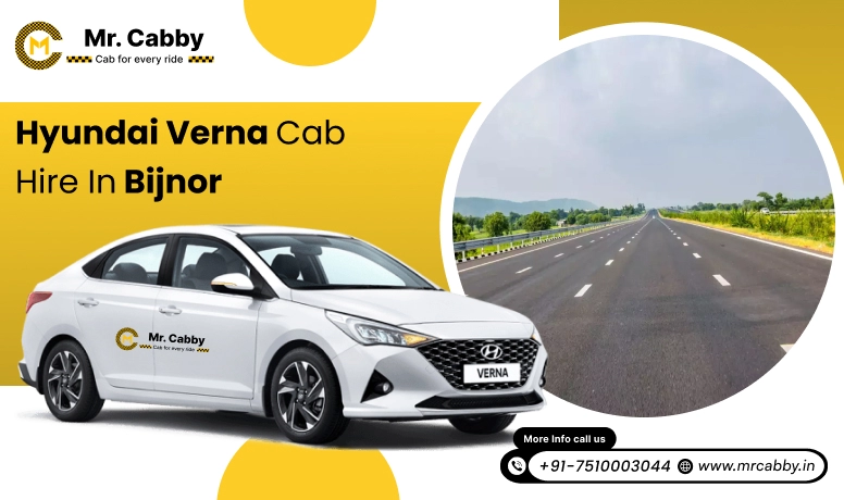 Hyundai Verna  cab hire in Bijnor,  Hyundai Verna taxi rental in Bijnor:  Smooth Travel Experience