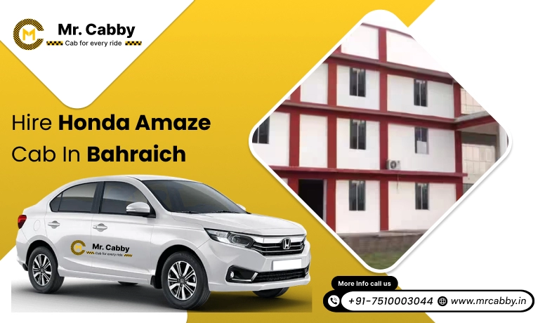Hire Honda Amaze cab on rent in Bahraich  | Affordable Honda Amaze cab hire in Bahraich  with a driver
