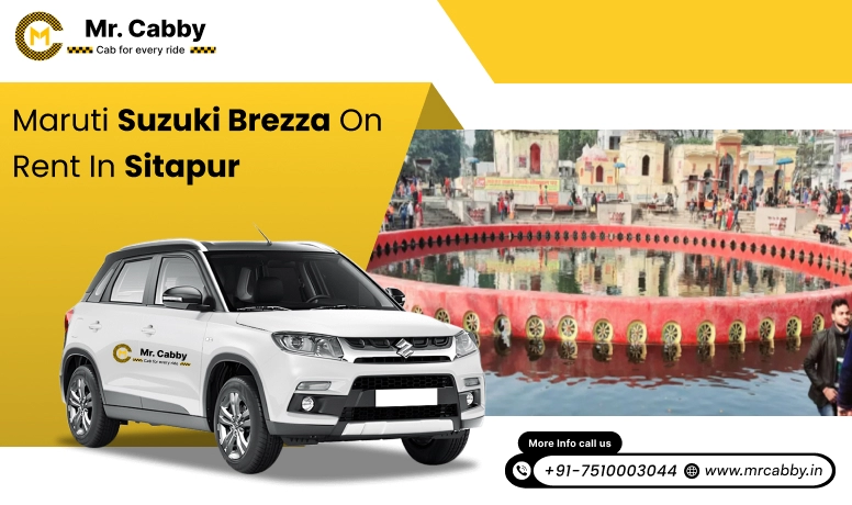 Hire Maruti Suzuki Vitara Brezza cab in Sitapur, Maruti Suzuki  Brezza Taxi on rent in Sitapur -  Mr. Cabby