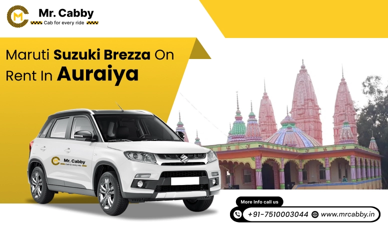 Hire Maruti Suzuki Vitara Brezza Cab in Auraiya , Vitara Brezza Taxi on Rent in Auraiya - Mr. Cabby