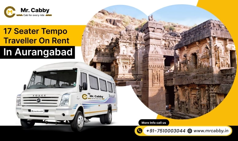 17 Seater Tempo Travellers on Rent in Aurangabad, 17 Seater Tempo Travellers Hire in Aurangabad, Aurangabad  17 Seater in Tempo Traveller Fare Starts @ Rs. 26/KM- Mr. Cabby