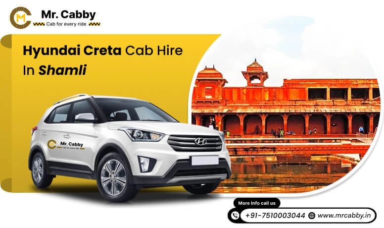 Hire Hyundai Creta Cab on Rent in Shamli, 7 Seater Hyundai Creta Taxi Service in Shamli 