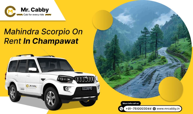 Mahindra Scorpio on Rent in Champawat, Scorpio Car Hire in Champawat - Mr. Cabby