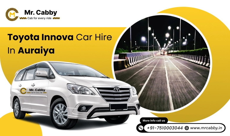 Toyota Innova Crysta Car Hire in Auraiya | Innova(7+1) on Rent in Auraiya - Mr. Cabby