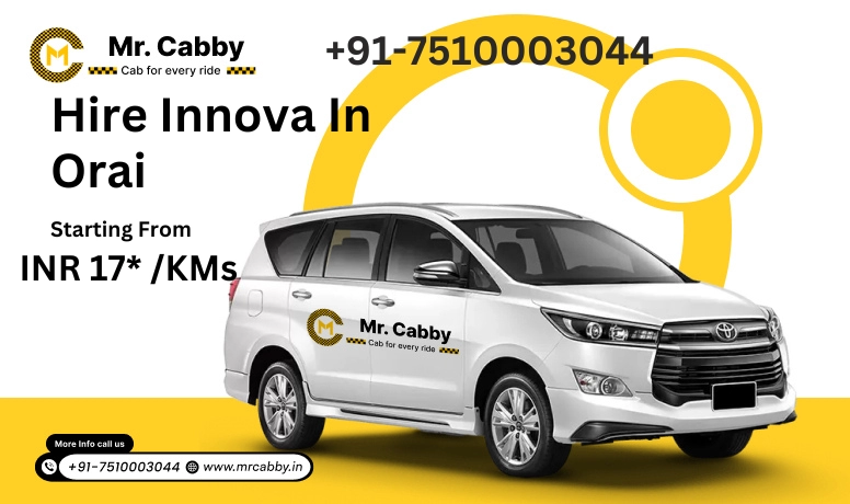 Innova Car Rental In Orai | Hire Innova On Rent In Orai - Mr. Cabby