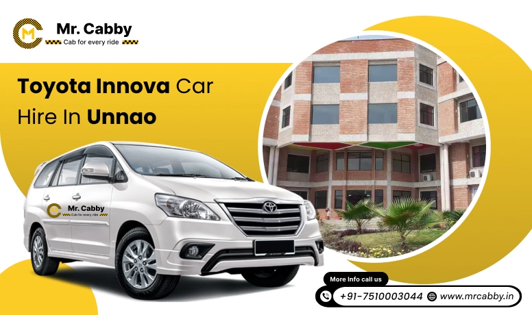 Toyota Innova Crysta car hire in Unnao, Best Toyota Innova on rent in Unnao - Mr. Cabby