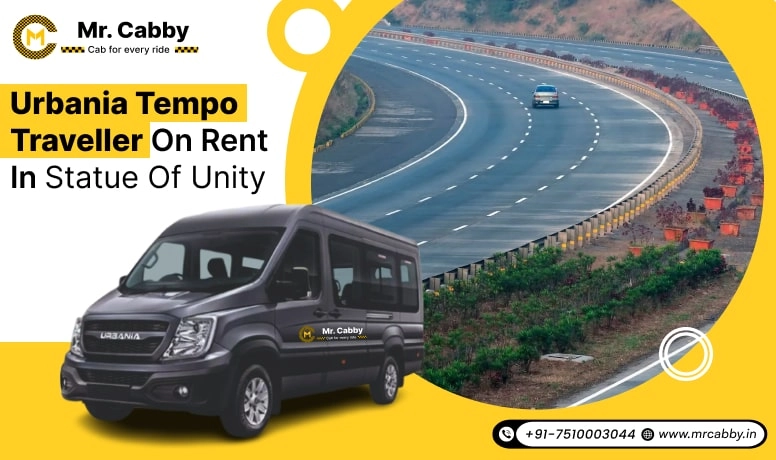Urbania Tempo Traveller on Rent in Statue of Unity, Urbania on Rent in Statue of Unity, Hire Urbania in Statue of Unity - Mr. Cabby