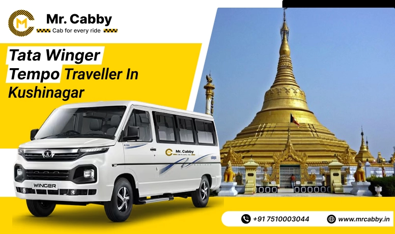 Tata Winger on Rent in Kushinagar, Tata Winger Car on Rent in Kushinagar at an affordable rate - Mr. Cabby