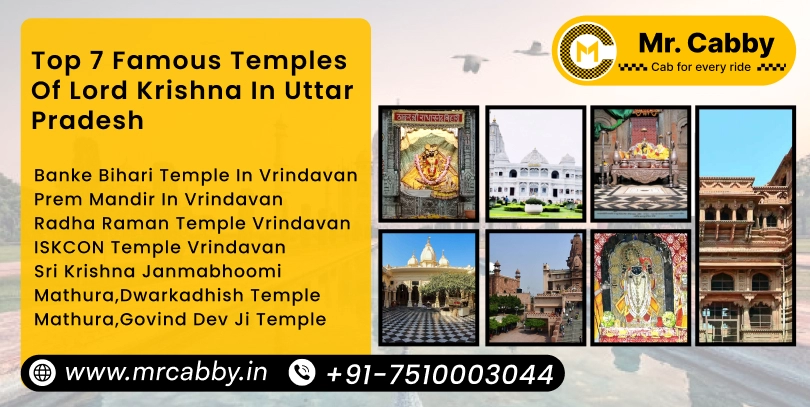 Top 7 Krishna Temples in Vrindavan & Mathura  : Spiritual Highlights | Must visit  Famous Krishna temples in Uttar Pradesh | Mr.Cabby