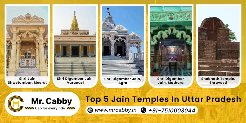 Scout the top 5 Jain temples in Uttar Pradesh | Popular Jain Tirth Temples in Uttar Pradesh | Mr.Cabby