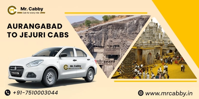 Aurangabad to Jejuri Cabs | Aurangabad to Jejuri One Way or Round Trip Taxi Booking from Mr. Cabby - Fare Starts at Rs. 12/km