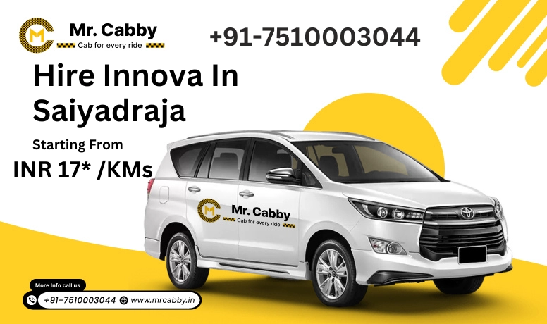 Innova Car Rental In Saiyadraja | Hire Innova On Rent In Saiyadraja - Mr. Cabby