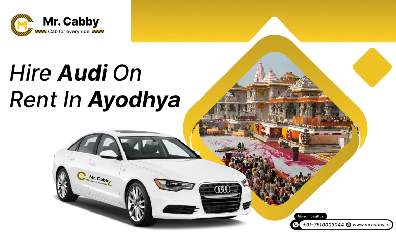 Audi on Rent in Ayodhya, Audi Car Rental in Ayodhya, Audi A4, A6 Car Rental in Ayodhya - Mr. Cabby