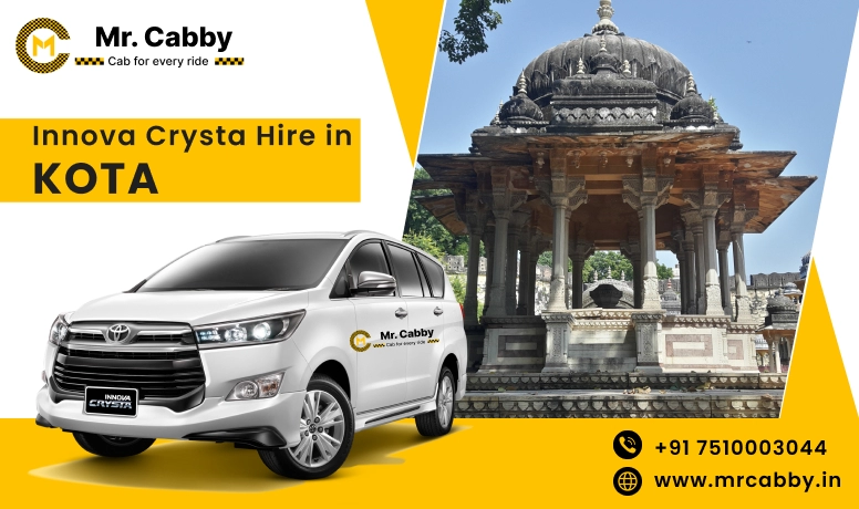Toyota Innova Crysta Hire In Kota | Hire Innova On Rent In Kota | Mr. Cabby