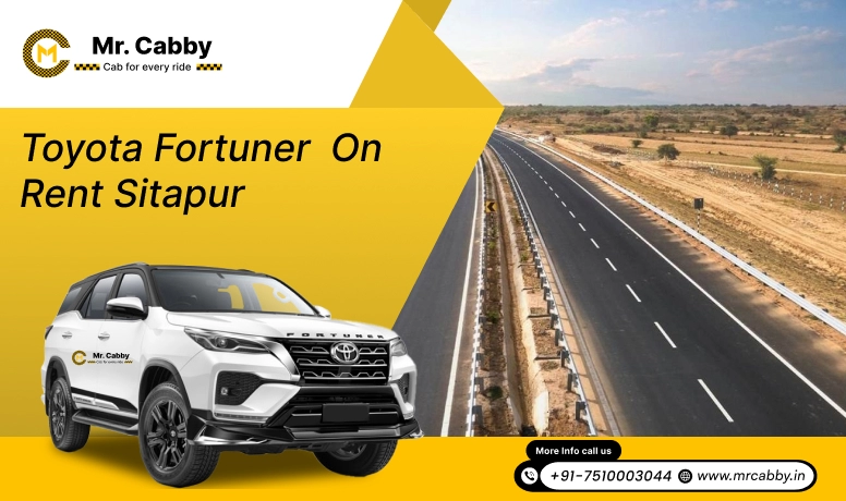 Hire Toyota Fortuner on Rent in Sitapur, Toyota Fortuner Car Rental in Sitapur, Fortuner Car Hire for Wedding in Sitapur - Mr. Cabby