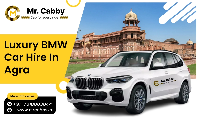 BMW on rent in Agra, BMW  car hire for Wedding, Pre-wedding in Agra, BMW 5 Series, BMW 7 Series on Rent in Agra