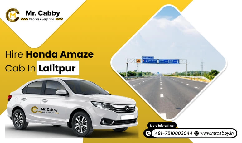 Honda Amaze Cab Hire for Outstation in Mau, Honda Amaze Taxi Rental in Mau - Mr. Cabby 