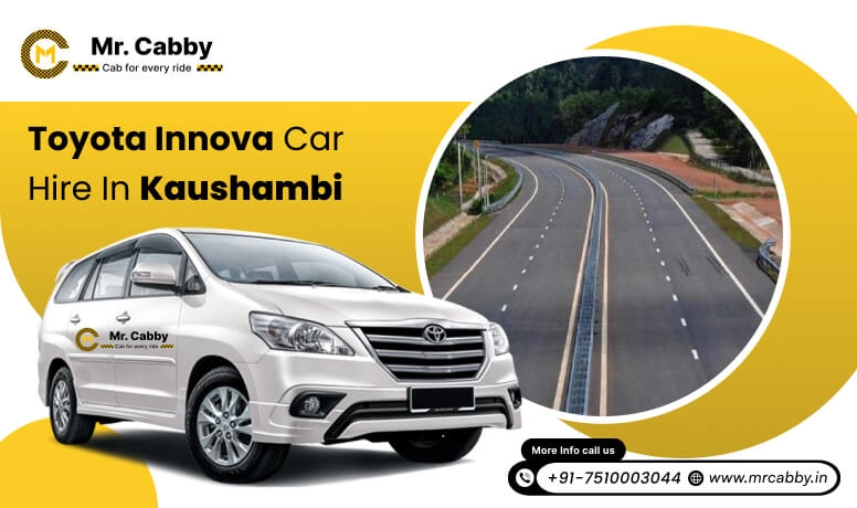 Toyota Innova Crysta car hire in Kaushambi, Innova(7+1) on rent in Kaushambi - Mr. Cabby