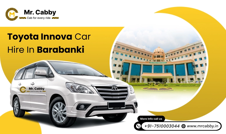 Toyota Innova Crysta car hire in Barabanki, Toyota Innova on rent in Barabanki - Mr. Cabby