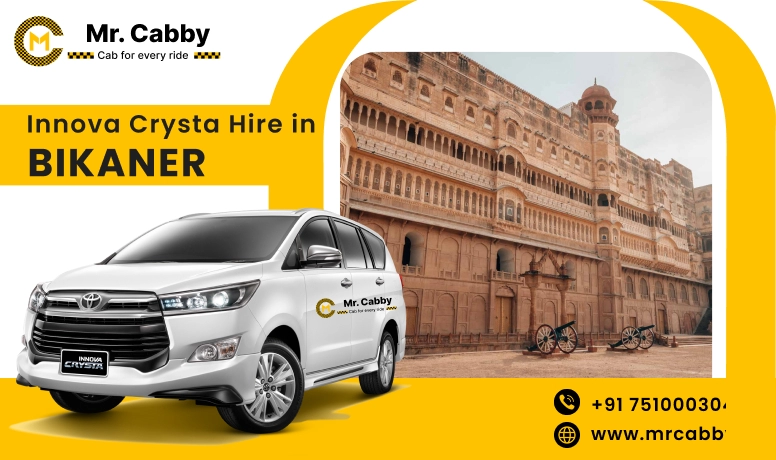 Toyota Innova Crysta Hire In Bikaner | Hire Innova On Rent In Bikaner | Mr. Cabby