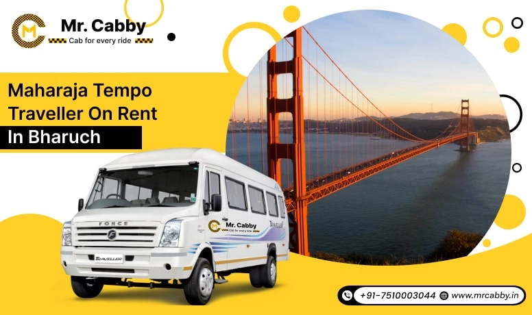 Maharaja Tempo Traveller on Rent in Bharuch, Maharaja Tempo Traveller in Bharuch, Maharaja Tempo Traveller Rental in Bharuch - Mr. Cabby