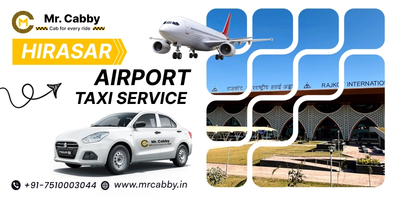 Hirasar Airport taxi service | Hirasar Airport Cab Booking Fare Starts at Rs. 11/km - Mr. Cabby