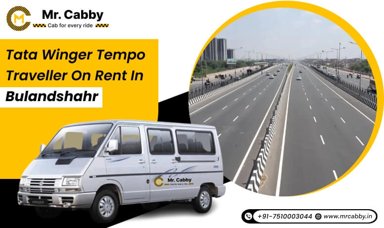 Tata Winger Tempo Traveller in Bulandshahr, Tata Winger Car on rent in Bulandshahr for Group Travel with Mr. Cabby