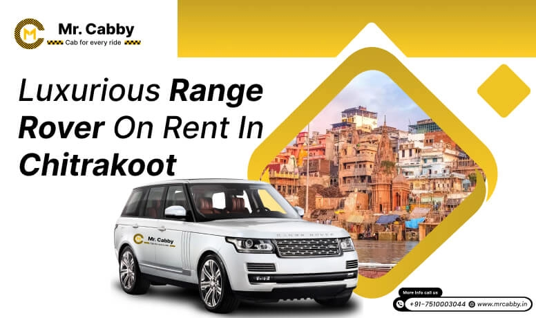 Range Rover on Rent in Chitrakoot, Range Rover Car Rental Service in Chitrakoot, White Range Rover Wedding Car Hire in Chitrakoot- Mr. Cabby