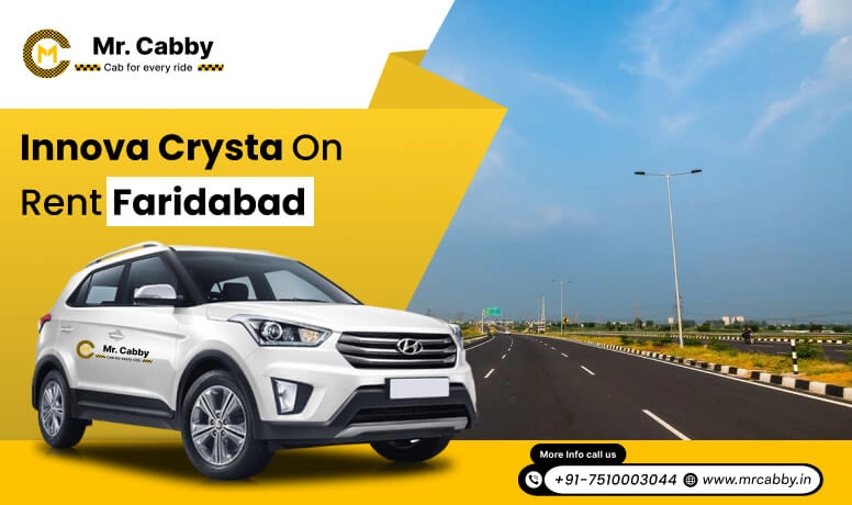 Hire Innova On Rent In Faridabad, Toyota Innova Crysta Hire In Faridabad - Mr. Cabby