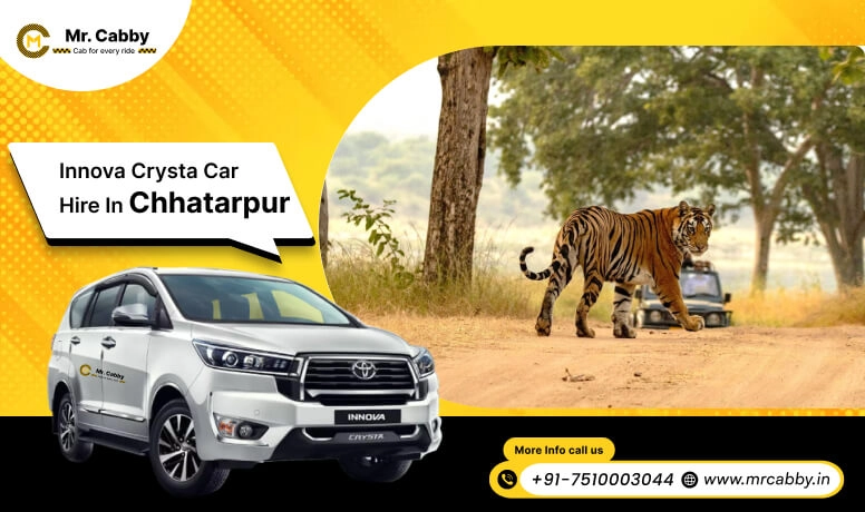 Hire Innova on Rent in Chhatarpur, Toyota Innova Crysta car hire in Chhatarpur, innova car rent per km - Mr. Cabby