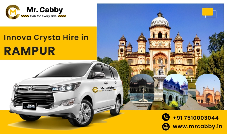 Toyota Innova Crysta Hire In Rampur | Hire Innova On Rent In Rampur | Mr. Cabby