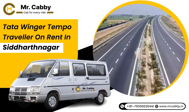 Tata Winger Tempo Traveller in Siddharthnagar, Tata Winger Car on rent in Siddharthnagar for Group Travel with Get 10% Off - Mr. Cabby