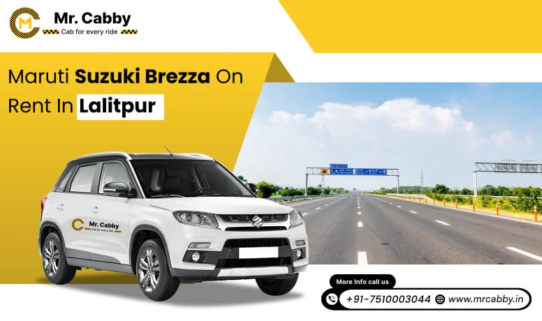 Hire Maruti Suzuki Vitara Brezza Cab on rent  in Mau, Vitara Brezza Taxi Service in Mau for sightseeing - Mr. Cabby