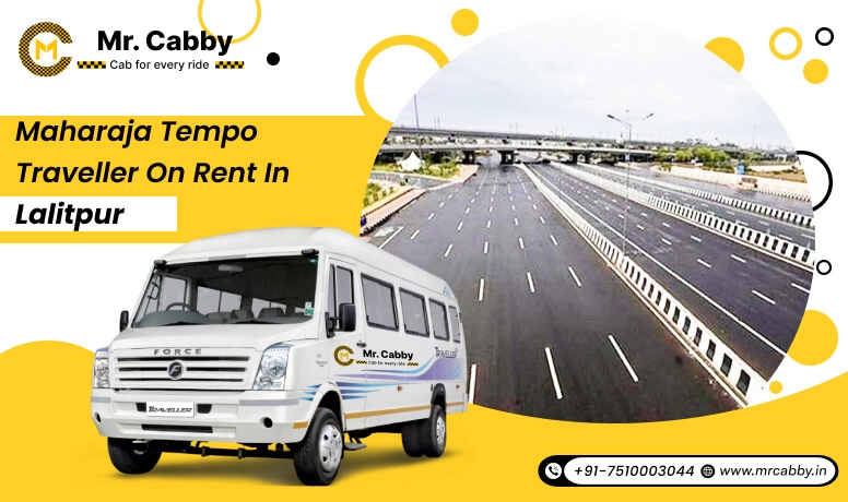9, 12, 16 seater Maharaja Tempo Traveller in Mau, Maharaja Tempo Traveller on Rent in Mau @ Rs. 22 /km - Mr. Cabby