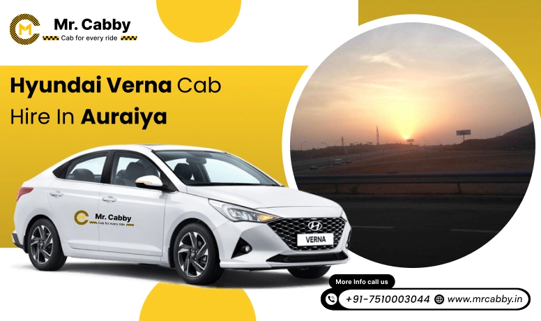 Hyundai Verna  Cab Hire in Auraiya, Hyundai Verna Taxi Rental in Auraiya:  Smooth Travel Experience - Mr. Cabby