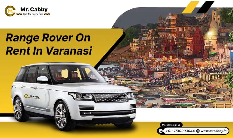  Range Rover on Rent in Varanasi, Range Rover Car Rental Service in Varanasi, White Range Rover Wedding Car Hire in Varanasi - Mr. Cabby