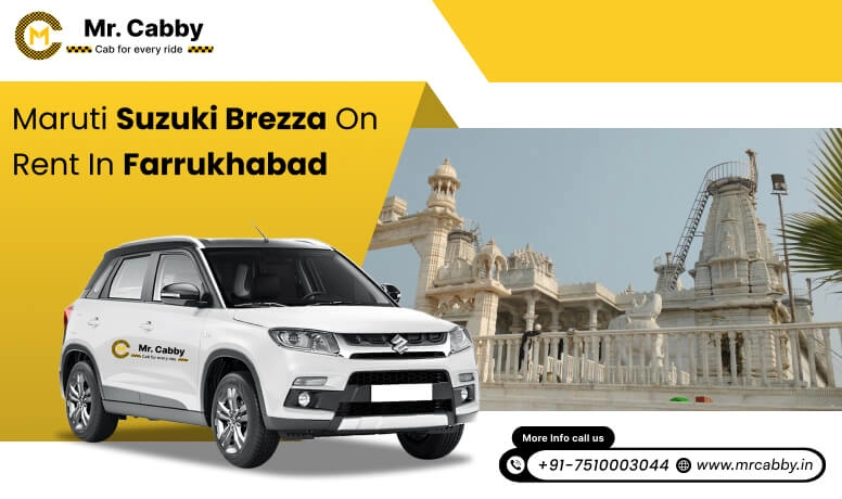 Hire Maruti Suzuki Vitara Brezza cab in Farrukhabad, Vitara Brezza Taxi on Rent in Farrukhabad - Mr. Cabby