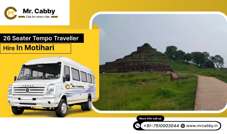26 Seater Tempo Travellers on Rent in Motihari, Tempo Traveller 26 Seater on Rent per Km in Motihari