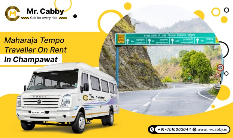 Maharaja Tempo Traveller on Rent in Champawat, 9, 12, or 16-seater Maharaja Tempo Traveller Hire in Champawat - Mr. Cabby