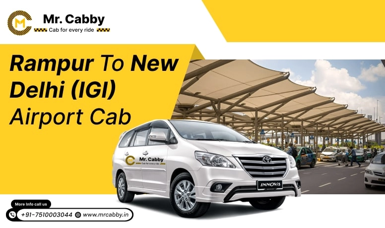 Rampur to New Delhi (IGI) Airport taxi Service, Rampur to New Delhi Airport taxi fare @ 10 INR/KM